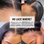 5×5 Straight Hair HD Lace Closure - Image 6