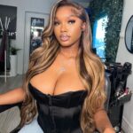 Balayage Highlight Honey Blonde Body Wave Lace Front Wigs 180% Density Wig - Image 9