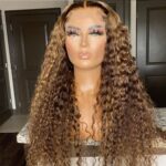 Highlight Honey Blonde Deep Wave 6×5 13×4 Human Hair HD Lace Front Wigs - Image 4