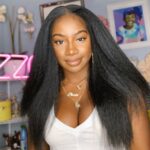 No Glue No Leave Out Kinky straight V Part Human Hair Wigs - Image 6