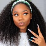 Kinky Curly Headband Hair Wig 180% Glueless Wig Put On & Go - Image 7