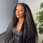 Kinky Straight Wig 6×5 13×4 HD Lace Wear Go Glueless Wig Human Hair Pre Plucked & Bleached - Image 14