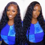 13×4 HD Lace Frontal Glueless Wig Pre-Bleached Knots Loose Deep Wave Human Hair Wigs - Image 12