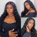 13×4 HD Lace Frontal Wigs Loose Deep Human Hair Wig Pre Plucked Hairline - Image 6