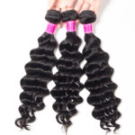 HD Lace Closure With Bundles Brazilian Loose Deep 3 Bundles With 5×5 Closure 100% Human Hair - Image 2
