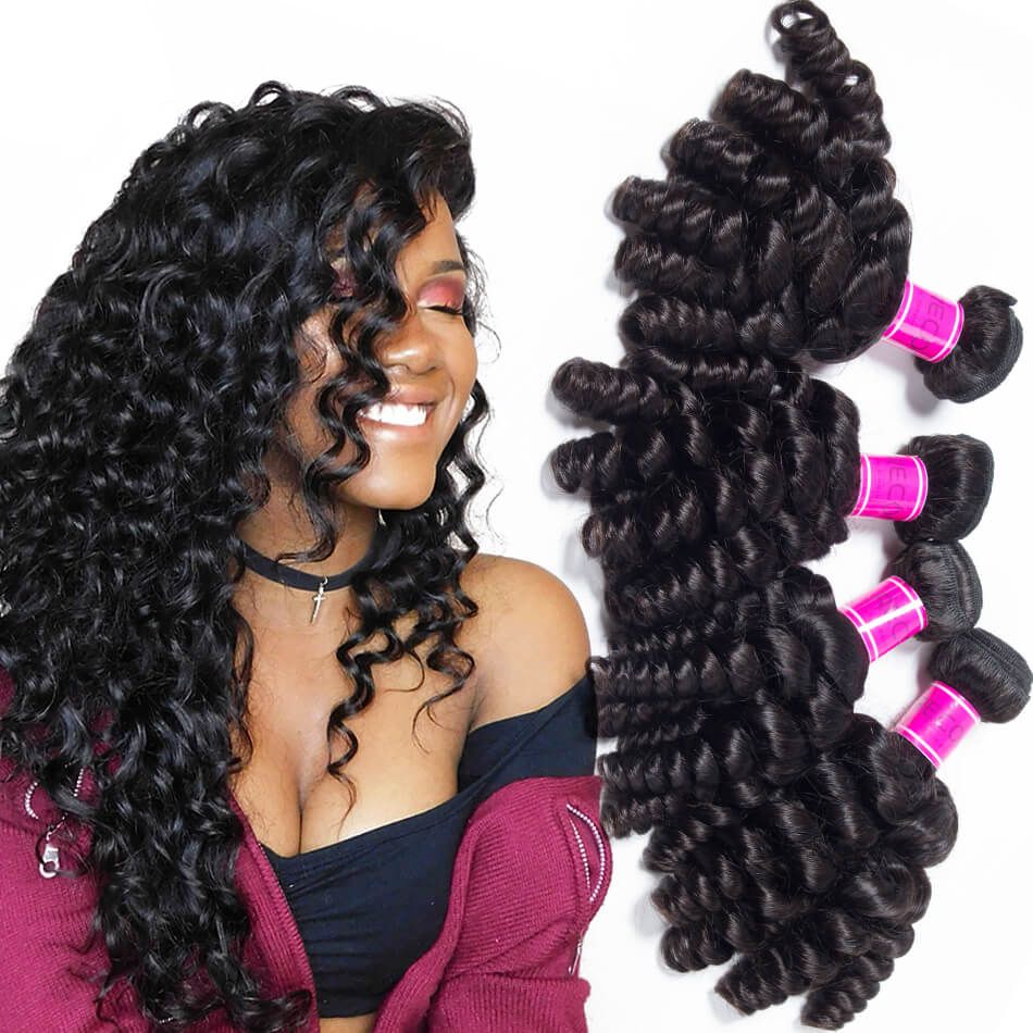Recool Malaysian Virgin Hair Bouncy Curly Weave 3 Bundles Funmi Hair 100% Remy Human Hair Bundles Recool Malaysian Virgin Hair Bouncy Curly Weave 3 Bundles Funmi Hair 100% Remy Human Hair Bundles - Image 1