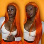 Colorful Straight Hair 13×4 Lace Front Wigs High 180% Density - Image 4