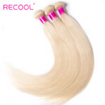 Blonde Hair 613# Color Brazilian Straight Hair 10A Virgin Human Hair 3 Bundles Sale - Image 3
