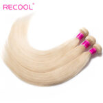 Blonde Hair 613# Color Brazilian Straight Hair 10A Virgin Human Hair 3 Bundles Sale - Image 6