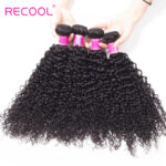 Recool Hair Raw Indian Virgin Hair Curly Weave 4 Bundles Luxury Quality Remy Human Hair Extensions - Image 3