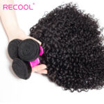 Recool Hair Raw Indian Virgin Hair Curly Weave 4 Bundles Luxury Quality Remy Human Hair Extensions - Image 5