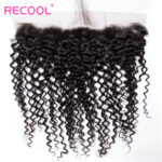 Recool Hair 4 Bundles With 13×4 Frontal Jerry Curly Virgin Human Hair Extension - Image 6