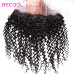 Recool Hair 4 Bundles With 13×4 Frontal Jerry Curly Virgin Human Hair Extension - Image 7