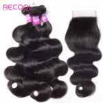 Body Wave Human Hair Weave 3 Bundles With 5×5 Lace Closure 100% Virgin Hair - Image 2