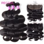 Body Wave 3 Bundles with 13×4 Lace Frontal 100% Virgin Human Hair Bundles with Closure - Image 2