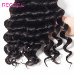 Recool Hair Loose Deep Wave 3 Bundles 10A Brazilian Hair Weave Bundles Wavy Hair 100% Virgin Human Hair - Image 7