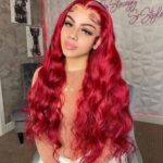 Red Body Wave Undetectable 6×5 13×4 HD Lace Front Wig Human Hair Wigs - Image 2