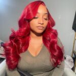 Red Body Wave Undetectable 6×5 13×4 HD Lace Front Wig Human Hair Wigs - Image 5