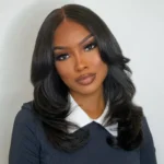 Ombre Color Layered Butterfly Haircut Glueless 6×5 HD Lace Wig Blunt Cut Ends Pre Style 200% Density - Image 4