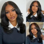 Butterfly Layered Cut Loose Wavy Style Shoulder Length 6×5 HD Lace Wear Go Glueless Wig - Image 3