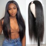 Straight U Part Wigs & V Part Wigs Human Hair Wigs Scalp Look 180% - Image 8