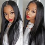 Straight U Part Wigs & V Part Wigs Human Hair Wigs Scalp Look 180% - Image 9