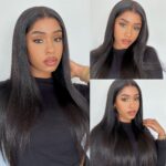 Straight V Part Human Hair Wigs Beginnger Friendly Easy Install - Image 2