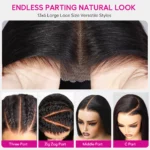 Pull & Go Glueless Wig 6×5 13×6 Straight Wig Invisi-Drawstring Pre-Everything Human Hair Wig - Image 11
