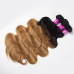 Ombre Color Hair 1B/27 Brazilian Body Wave 3/4 Bundles Best Hair - Image 2