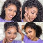 4C Edges Hairline Curly Hair 6×5 13×4 Lace Front Wig with Realistic Hairline - Image 6