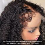 4C Edges Hairline Deep Wave 6×5 13×4 Lace Front Wig Glueless Lace Wig - Image 3