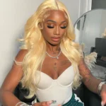 613 Blonde Body Wave Human Hair Lace Front Wigs 180% Density - Image 7
