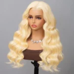 613 Blonde Body Wave Human Hair Lace Front Wigs 180% Density - Image 4