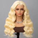 613 Blonde Body Wave Human Hair Lace Front Wigs 180% Density - Image 5