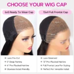 Barrel Curls Glueless Lace Wig 6×5 / 13×4 Undetectable HD Lace Front Short Wigs 250% - Image 10