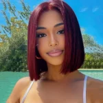Dark Brown / 99j / Copper Brown Bob Wig Glueless 6×5 Pre-Cut HD Lace Wig Wear & Go - Image 13