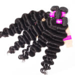 Brazilian Virgin Hair Loose Deep Wave 3 Bundles 100% Virgin Hair Bundles Loose Deep Curly Weave Human Hair - Image 4