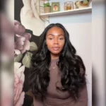 Trendy Layered Cut Yaki Texture Loose Wave V Part Wig Beginner Friendly Glueless Wig - Image 2