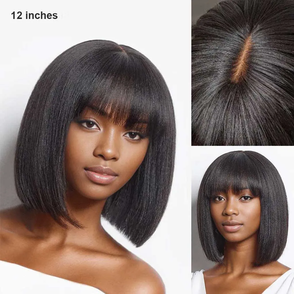 Tinashe-hair-Yaki-straight-bob-wig-with-bangs-4