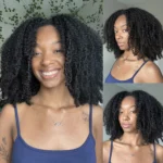 Afro Curly Half Wig With Layers Flip Over Glueless Wig Salon Quality 200% - Image 7