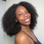 Afro Curly Half Wig With Layers Flip Over Glueless Wig Salon Quality 200% - Image 9