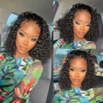 Water Wave Short Bob Wigs Glueless 6×5 13×4 HD Lace Front Wigs Easy Install - Image 6