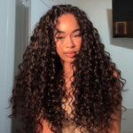 Beach Curly V Part Wig Natural Wave No Leave Out Human Hair Wigs - Image 11
