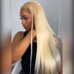613 Blonde Straight Human Hair Lace Front Wigs Undetectable Lace Wig - Image 10