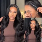 13×4 Full Frontal HD Lace Wigs Pre-Bleached Knots Glueless Body Wave Human Hair Wigs - Image 13