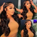 13×4 Full Frontal HD Lace Wigs Pre-Bleached Knots Glueless Body Wave Human Hair Wigs - Image 14