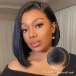 Double Drawn Bone Straight Bob Wig Pull & Go Glueless 6×5 Lace Raw Human Hair Wig - Image 11