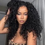 Bouncy Deep Wave V Part Wig Human Hair Wig No Glue No Gel Easy Install - Image 3