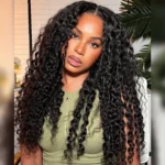 Glueless Bouncy Water Wave Lace Front Wigs Undetectable HD Lace Wig Beginner Friendly - Image 6
