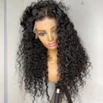 Glueless Bouncy Water Wave Lace Front Wigs Undetectable HD Lace Wig Beginner Friendly - Image 2
